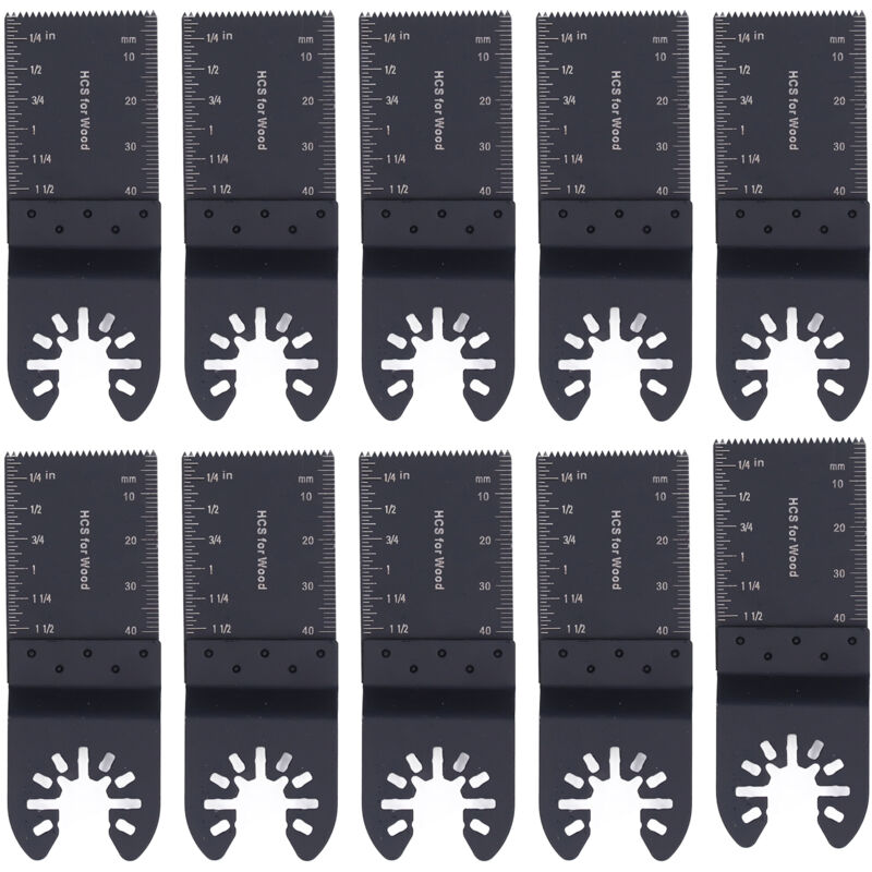 foto del prodotto eosnow 10 pezzi le lame per sega oscillanti kit per lama utensile universale per il metallo in legno