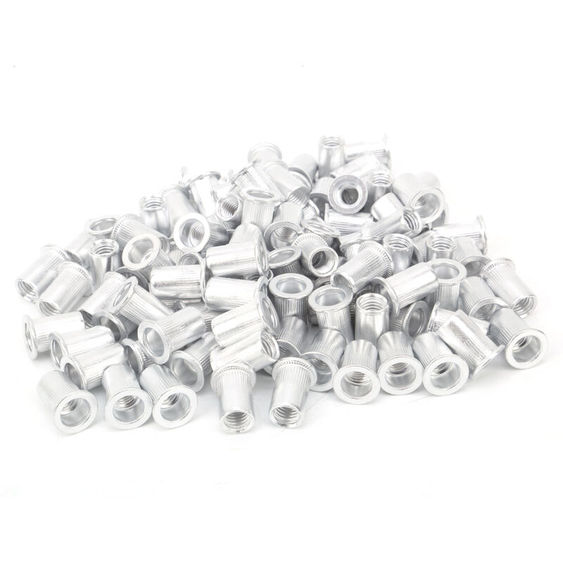 foto del prodotto eosnow 100 pezzi accessori hardware per la testa piatta in alluminio con i dadi in alluminio wj 30045m8