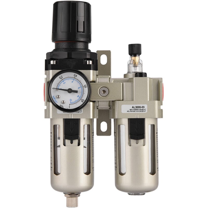 foto del prodotto eosnow 1pc ac3010 03 lega di alluminio regolatore di pressione dell aria compressa trappola per l umidit filtro per l acqua 3 8 