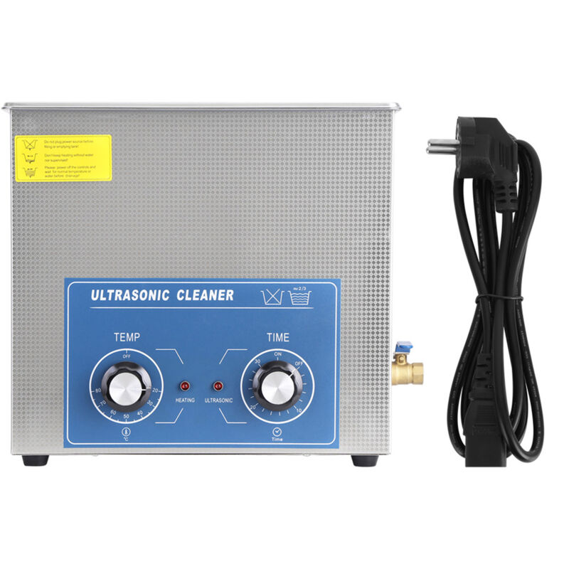 foto del prodotto eosnow 1pc pulitore ad ultrasuoni in acciaio inossidabile riscaldato con serbatoio di pulizia con cestello 19l 