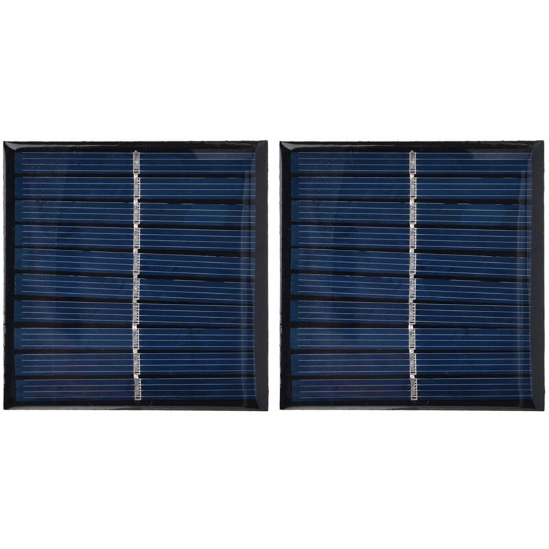 foto del prodotto eosnow 2 pezzi mini pannello solare portatile incapsulato cellulare epossidico flessibile uso fai da te 0,7 w 5 v 0 140 ma