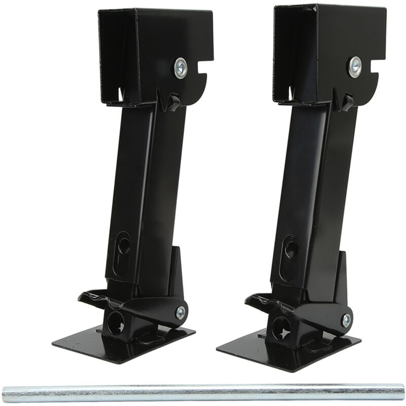 foto del prodotto eosnow 2pcs stabilizzatore jack ferro 650lb supporto 1000lb capacit di sollevamento telescopico oscillazione regolabile verso il basso stabilizzatori