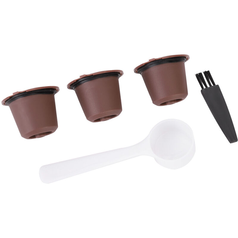 foto del prodotto eosnow 3 capsule di caff riutilizzabili per uso domestico con filtro riutilizzabile, adatte per nespres caff 