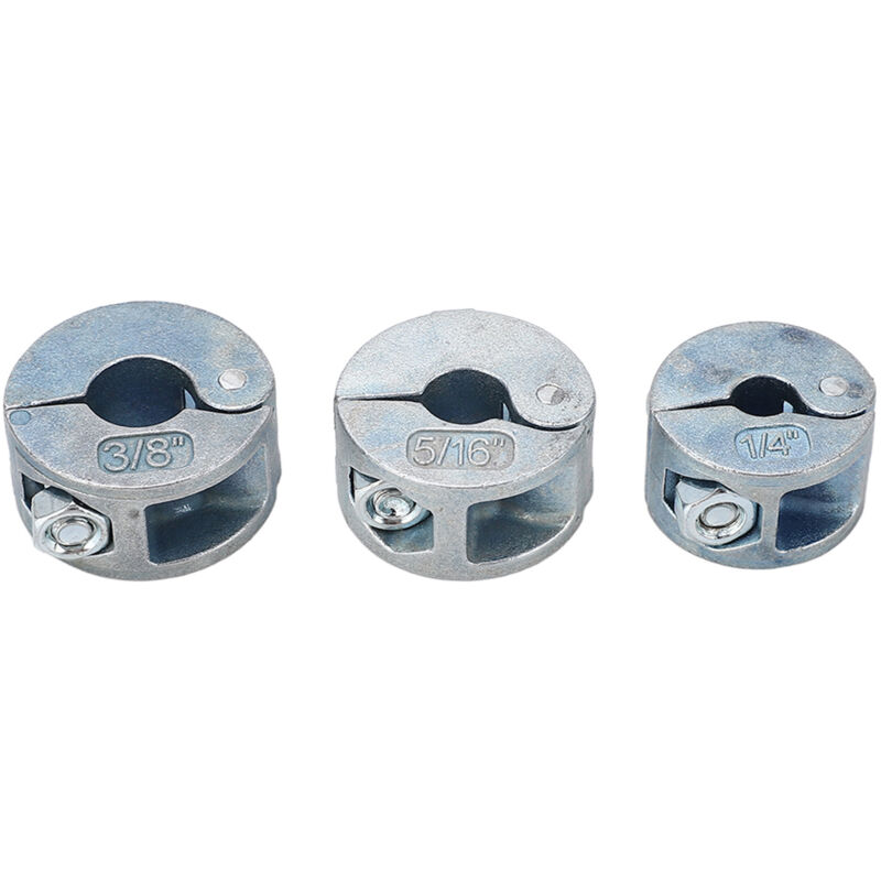 foto del prodotto eosnow 3pcs trapano bit tappeti collari in lega di perforazione in lega di perforazione anelli di arresto con chiave esagonale