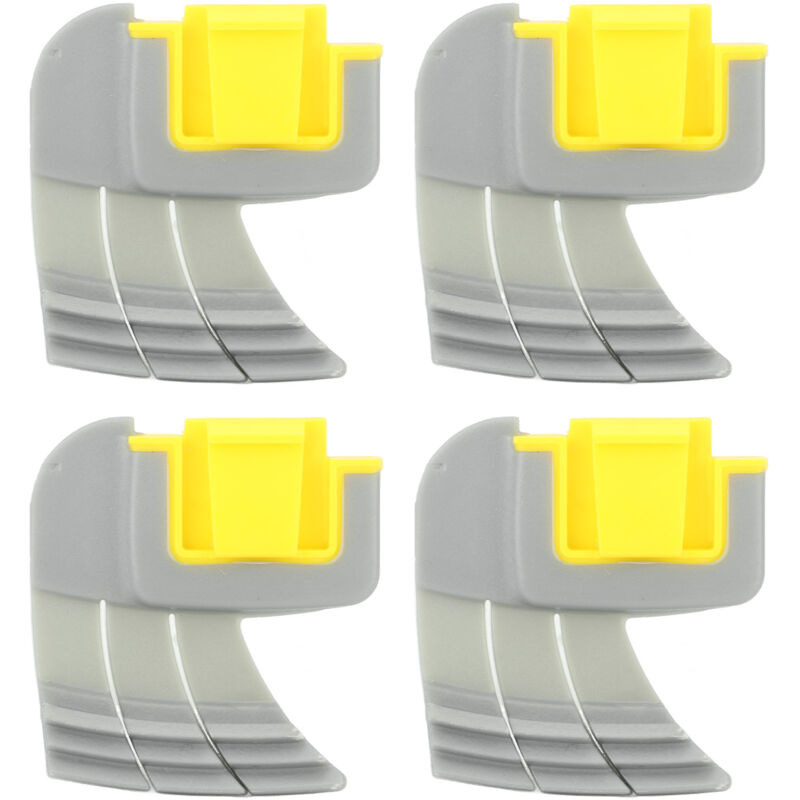 foto del prodotto eosnow 4pcs spazzole cicloniche di lavaggio in plastica parti di sostituzione della spazzola ciclonica in gomma per zodiaco mx8 mx6 cleaner r0714400