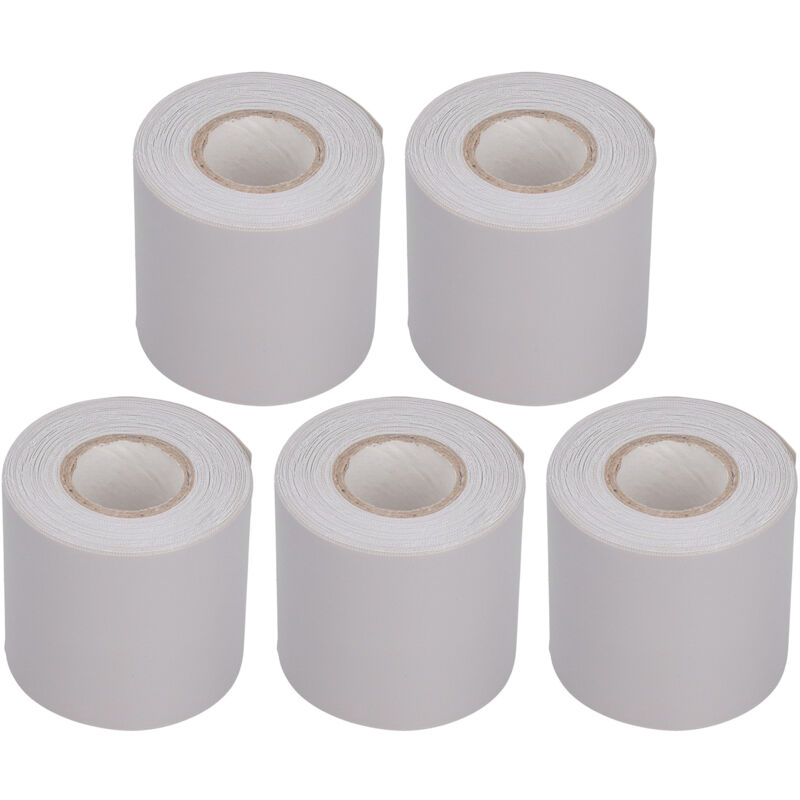 foto del prodotto eosnow 5pcs condizionatore air tape nastro resistente al tubo resistente ai nastri di avvolgimento di protezione 6 cm di larghezza grigio 