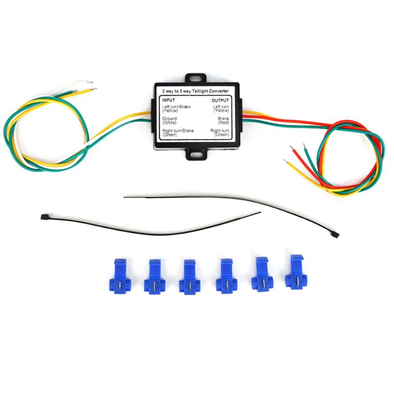 foto del prodotto eosnow adattatore per cablaggio impianto elettrico convertitore di giunzione da 2 a 3 fili tipo usa
