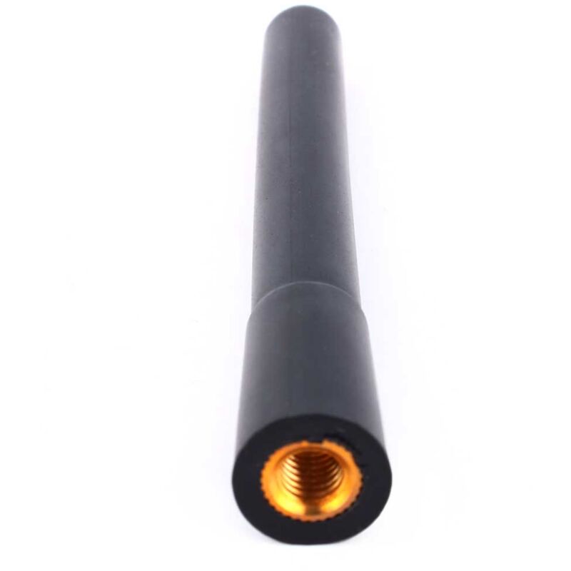 foto del prodotto eosnow antenna tozza corta nera per camion per auto antenna radio am fm tipo a vite