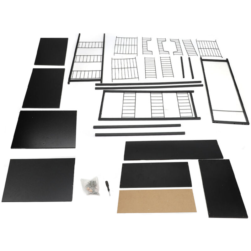 foto del prodotto eosnow armadio da cucina mobile da cucina multifunzionale in piedi in piedi sideboard scaffale a microonde organizzatore pianta per sala da pranzo