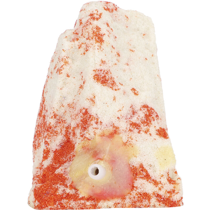 foto del prodotto eosnow bianco rosso acquario vulcano artificiale bolla d aria pietra serbatoio di pesce aerazione accessorio ornamento paesaggio