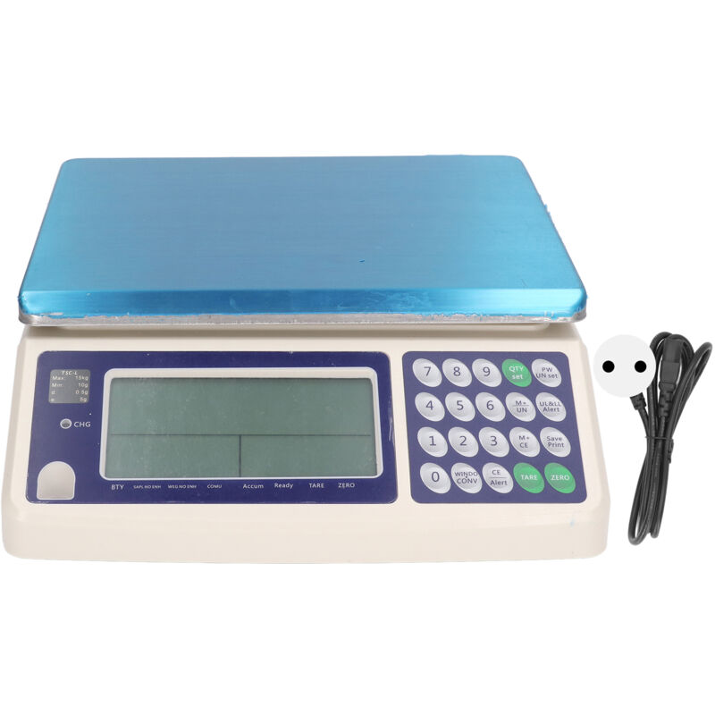 foto del prodotto eosnow bilancia per conteggio dell inventario pezzo di monete industriali accurato da 15 kg e 0,5 g con interfaccia rs232 spina ue 220 v