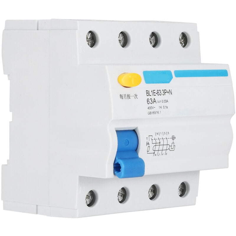 foto del prodotto eosnow bl1e 63 interruttore automatico differenziale per corrente differenziale 3p n 63a 230v 30ma