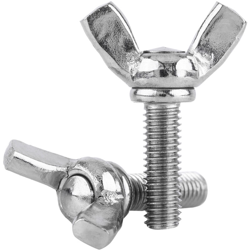 foto del prodotto eosnow bulloni con alette per pollice m6 304 in acciaio antiruggine din316 da 5 pezzi m6 16 