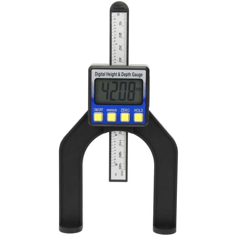 foto del prodotto eosnow calibro elettronico di altezza e profondit display digitale strumento di misurazione del righello per la lavorazione del legno 0 80 mm
