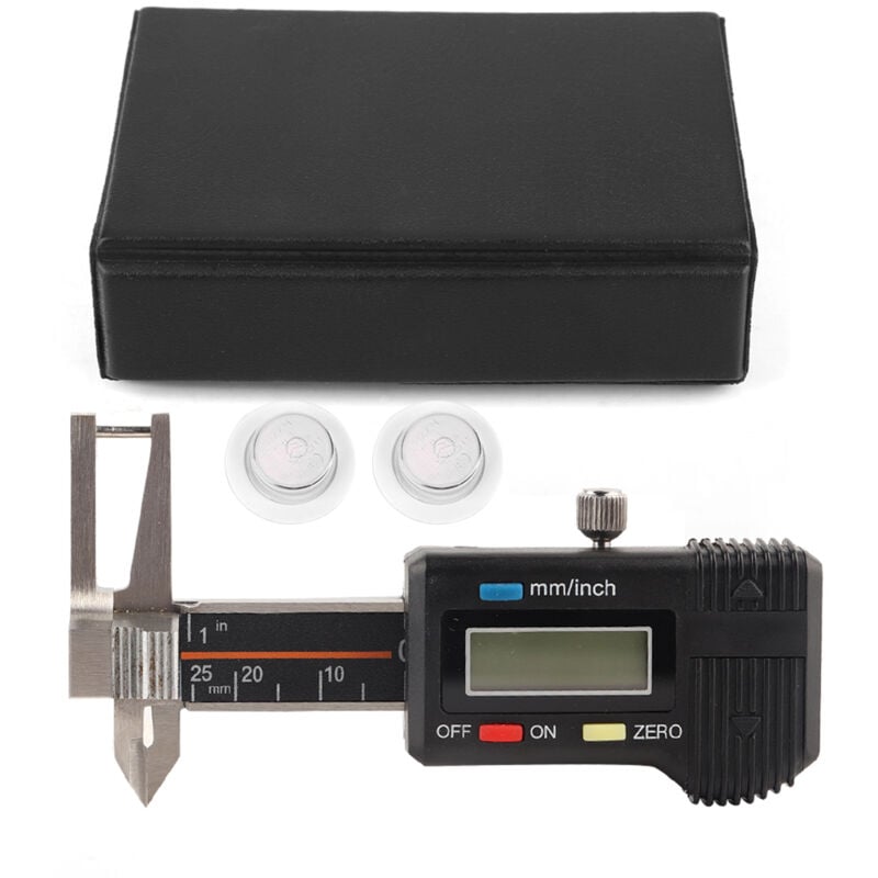 foto del prodotto eosnow calibro per misurazione spessore righello micro elettronico con display digitale triplo uso 0 25 mm