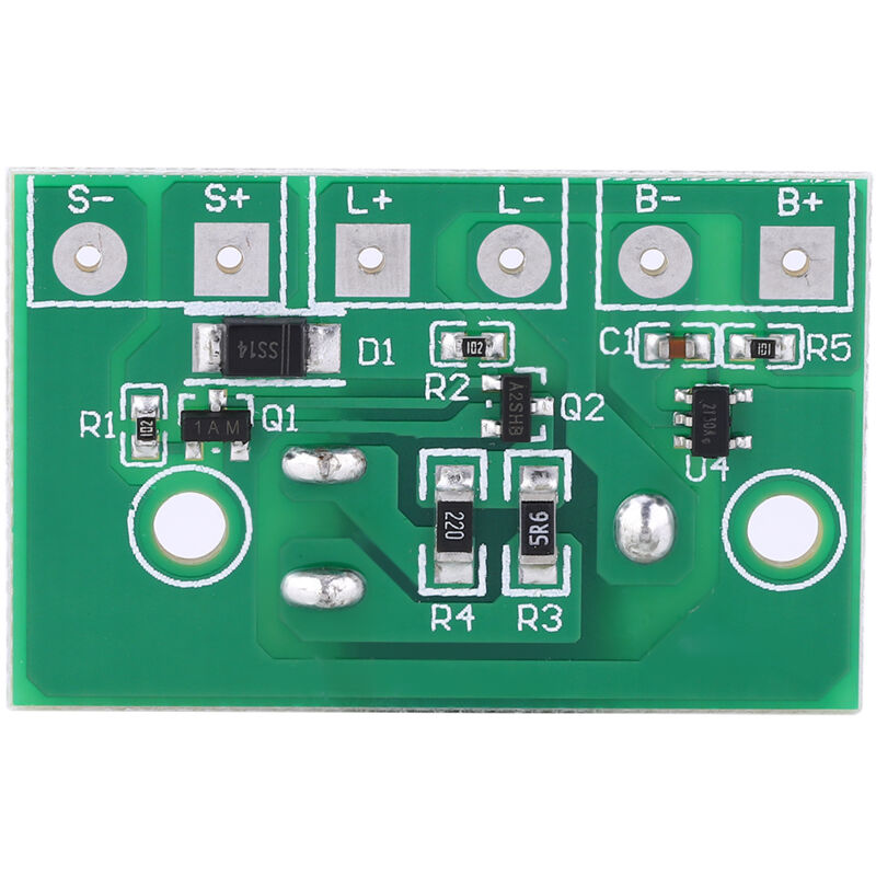 foto del prodotto eosnow circuito di controllo del modulo controller lampada solare con interruttore per batteria al litio da 3,7 v
