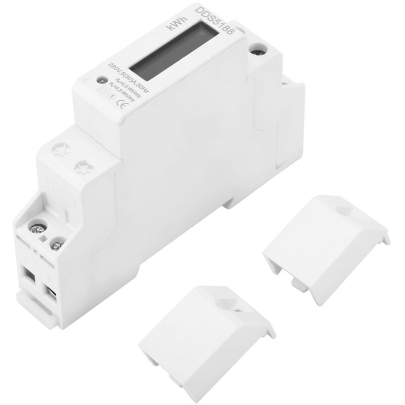 foto del prodotto eosnow contatore elettronico kwh di energia elettronico digitale lcd 220v monofase su guida din 5 30a