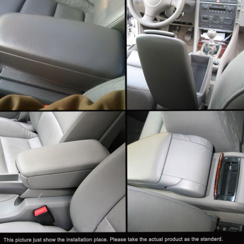 foto del prodotto eosnow coperchio di bracciolo console del centro automobilistico per audi b6 b7 02 07