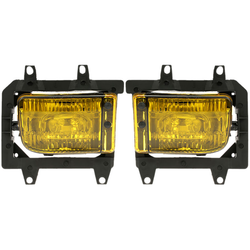 foto del prodotto eosnow coppia di kit lenti in plastica trasparente per fendinebbia anteriore sinistro e destro per bmw e30 serie 3 1985 1993