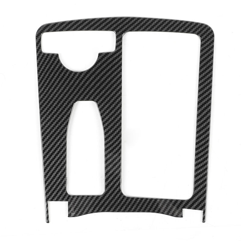 foto del prodotto eosnow cornice portabicchieri per console centrale 2046800307 sostituzione resistente ai graffi per benz classe c w204 dal 2007 al 2014 stile fibra