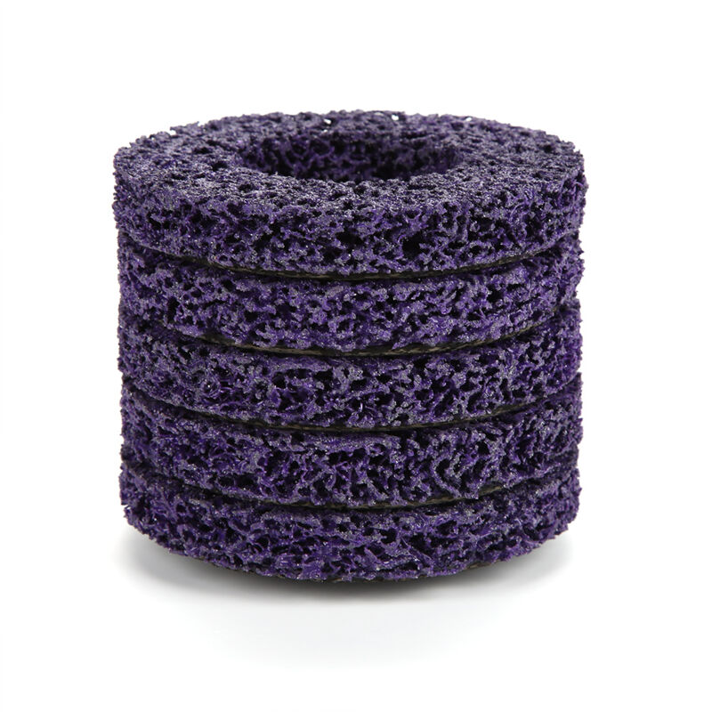 foto del prodotto eosnow disco per smerigliatrice angolare, disco per ruota a striscia resistente all usura da 5 pezzi da 100 mm per la smerigliatura della lucidatura