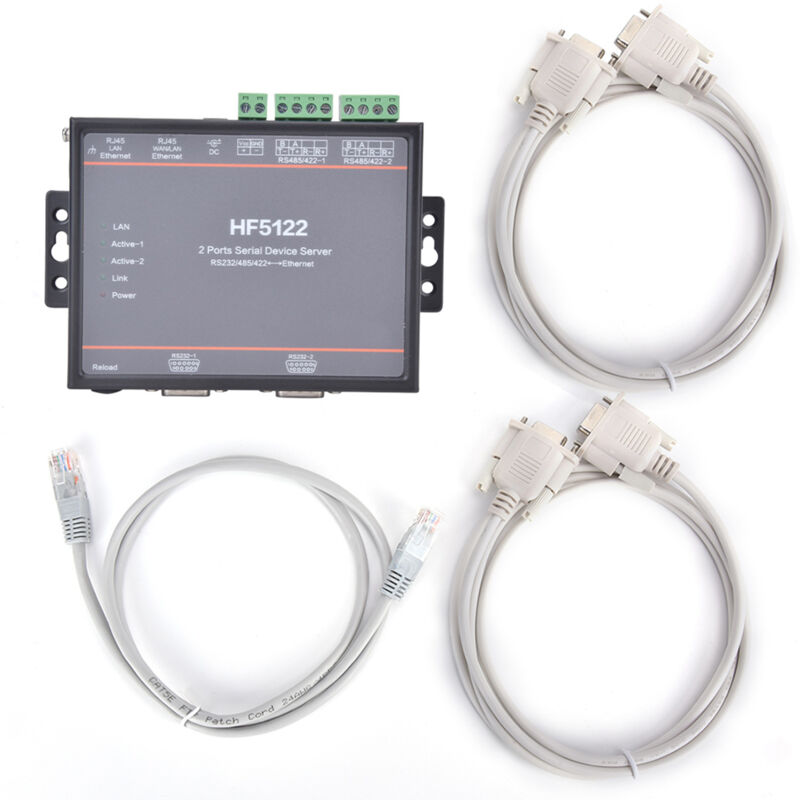 foto del prodotto eosnow doppia porta seriale hf 5122 per server seriale ethernet rs232 rs485 rs422 5 36 v cc