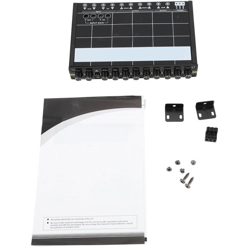 foto del prodotto eosnow equalizzatore eq stereo audio per auto da 1 pz con 7 bande