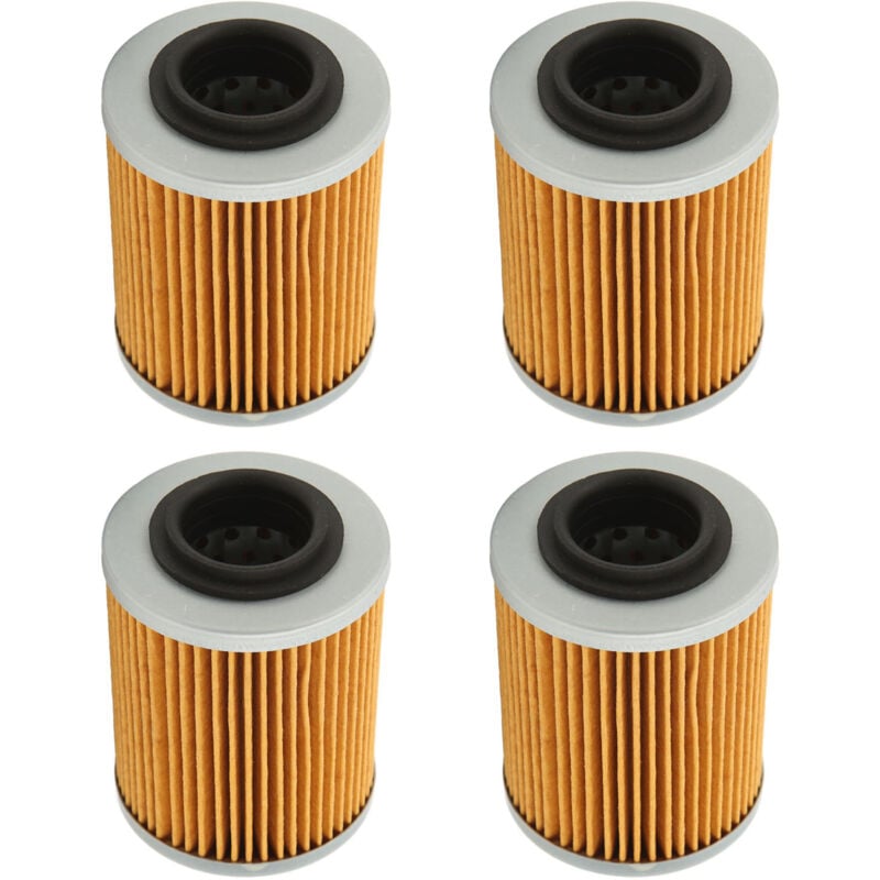 foto del prodotto eosnow filtro olio da 4 pezzi 420256188 kn152 hf152 sostituzione per can am 330 400 450 500 2003-2017