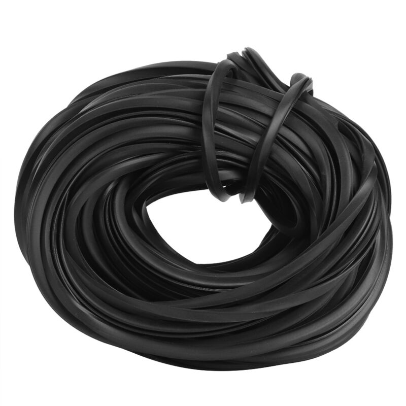 foto del prodotto eosnow forniture di accessori per cavi di linea di strisce di gomma nera per serra per sigillatura di vetro18 m