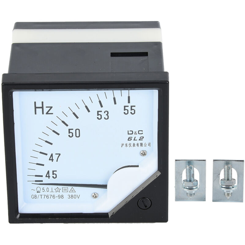 immagine 0 del prodotto eosnow frequenzimetro a pannello quadrato 45 55hz ac 380v 1.5 tester di frequenza ad alta precisione