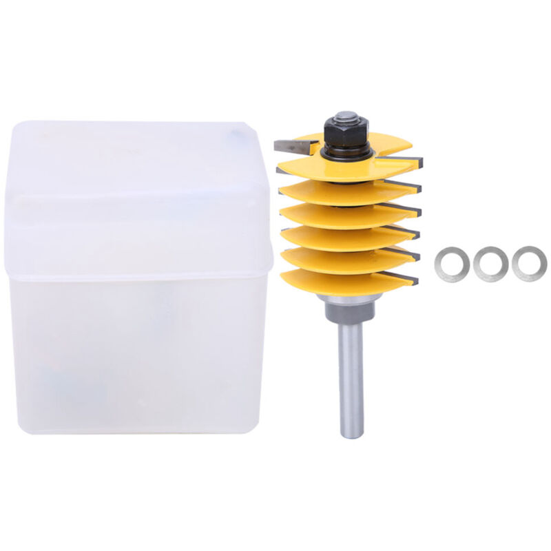 foto del prodotto eosnow fresa per tenone per fresatura del legno con punta per fresa per giunto a dito con gambo da 8 mm