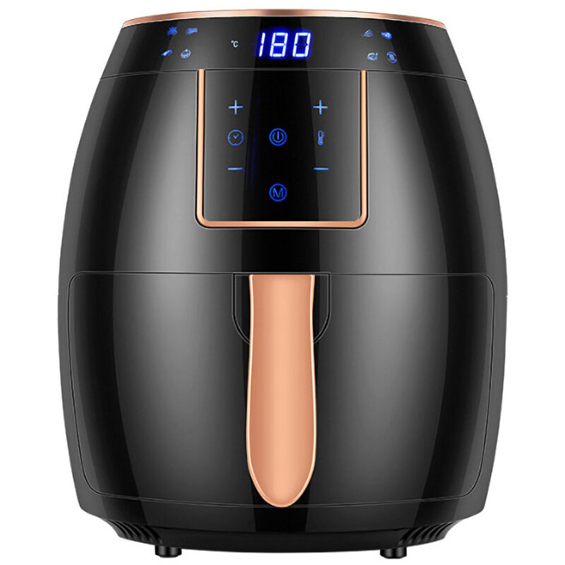 immagine 0 del prodotto eosnow friggitrice ad aria 5.5l per uso domestico grande capacit 1300w grande potenza di fuoco touch screen lcd elettrico con stoviglie