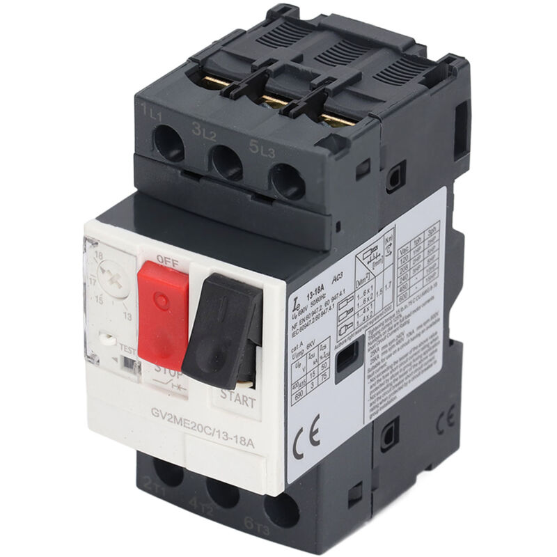 foto del prodotto eosnow interruttore automatico del motore interruttore di protezione da sovraccarico 3p pulsante di avviamento motore manuale ac 690 v gv2 me20c