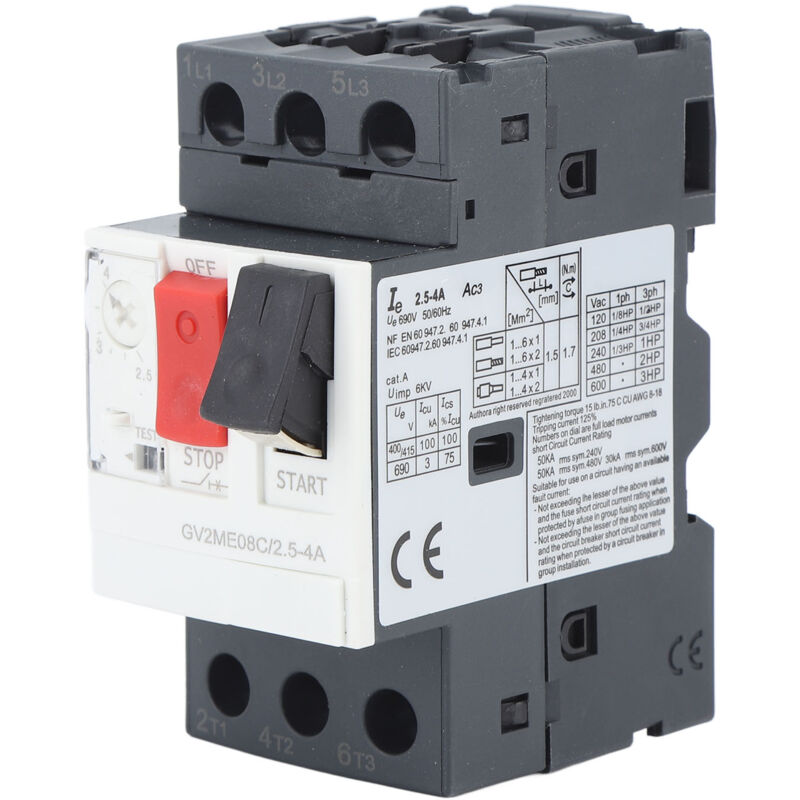 foto del prodotto eosnow interruttore automatico del motore protezione da sovraccarico e cortocircuito interruttore di protezione dell avviatore motore ac690v gv2