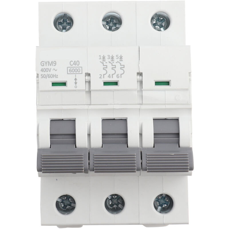 foto del prodotto eosnow interruttore automatico gym9 c65 3p 230 400vac 50 60hz ip20 interruttore automatico con protezione contro le perdite elettriche40a