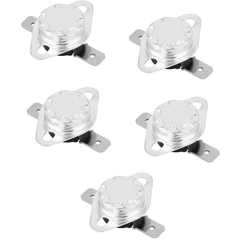 foto del prodotto eosnow interruttore termostato da 5 pezzi termostato ksd301 250v 15a interruttore di controllo della temperatura normalmente chiuso80 