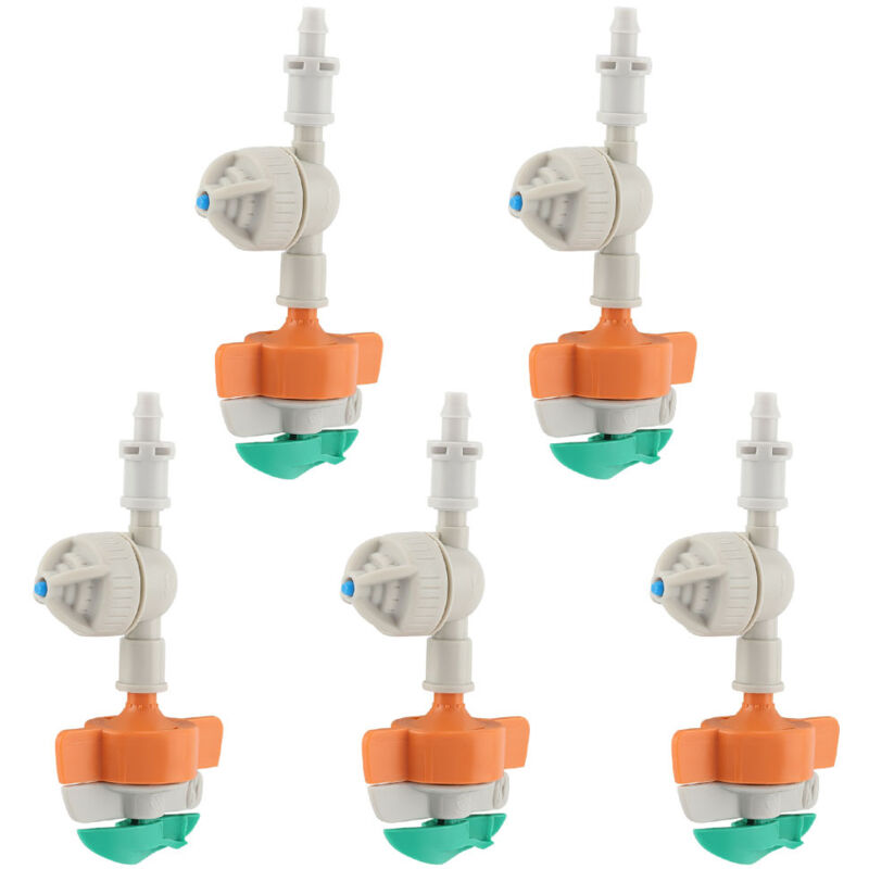 foto del prodotto eosnow irrigatore rotante da 5 pezzi con spruzzatore pensile antigoccia per irrigazione da giardino, raccordo microgoccia