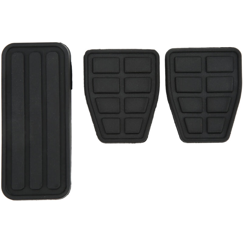 foto del prodotto eosnow kit 3 pedali pedale acceleratore freno frizione in gomma nera flessibile antiusura di ricambio per t4 transporter 1990 2003