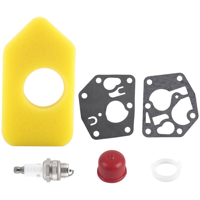 foto del prodotto eosnow kit candela filtro aria guarnizione membrana carburatore per briggs stratton molti piccoli motori