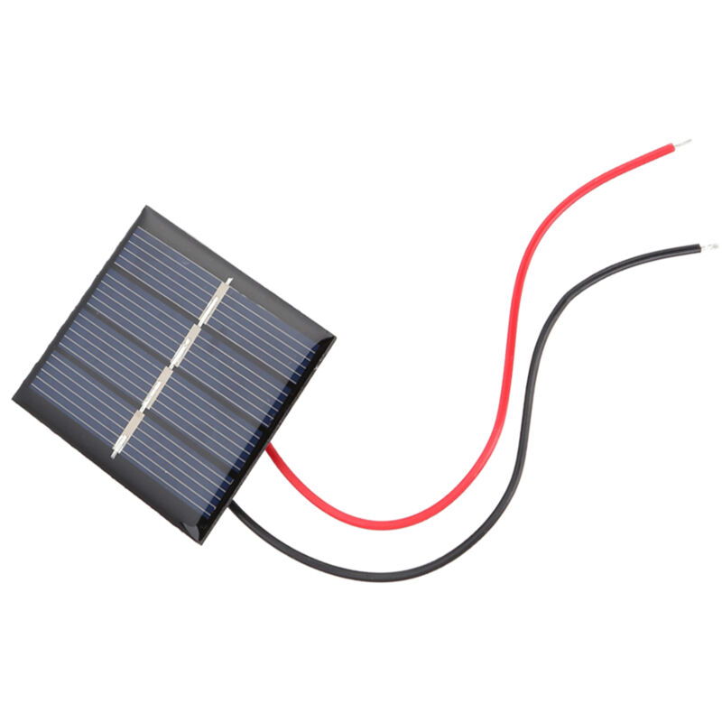 foto del prodotto eosnow kit clip modulo caricabatterie fai da te mini pannelli solari policristallini da 2 pezzi 0,36 w 2 v