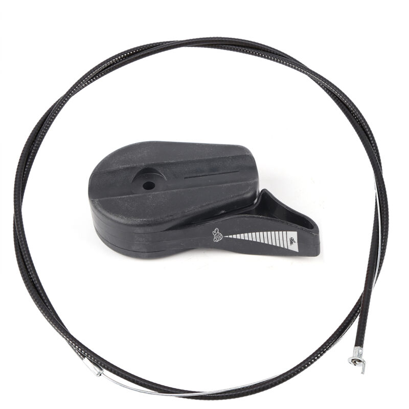 foto del prodotto eosnow kit di sostituzione del comando dell interruttore del cavo dell acceleratore da 59 per tosaerba da giardino nero 