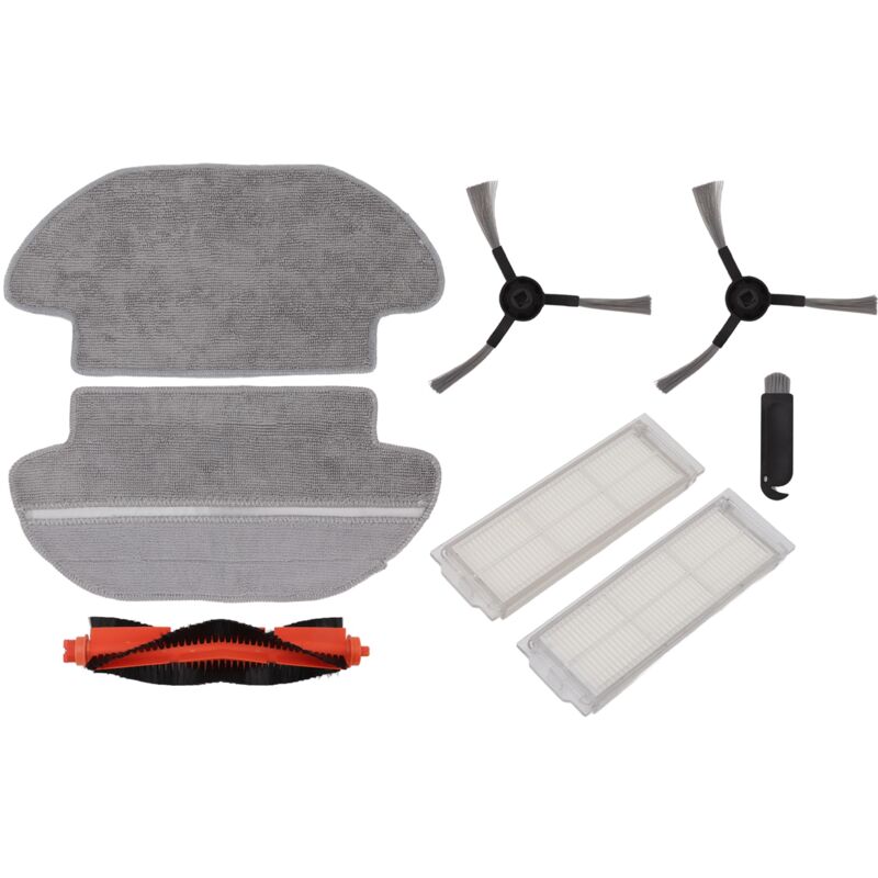foto del prodotto eosnow kit di spazzole a rulli principali per aspirapolvere con filtro in stoffa laterale per conga 3290 3490 3690 prigionieri m6 pro