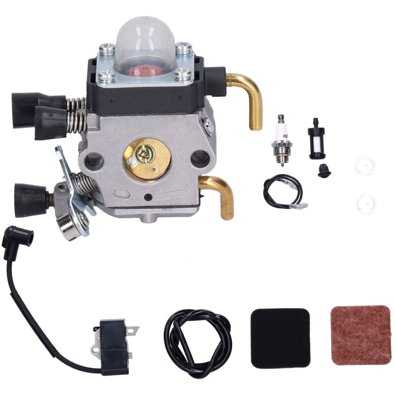 foto del prodotto eosnow kit filtro carburante bobina di accensione carburatore per stihl fs80r fs85 fs80 hs80 ht75 hs75 hs85 km85