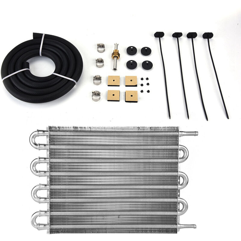 foto del prodotto eosnow kit radiatore olio per trasmissione remota a 8 file per auto convertitore radiatore manuale automatico