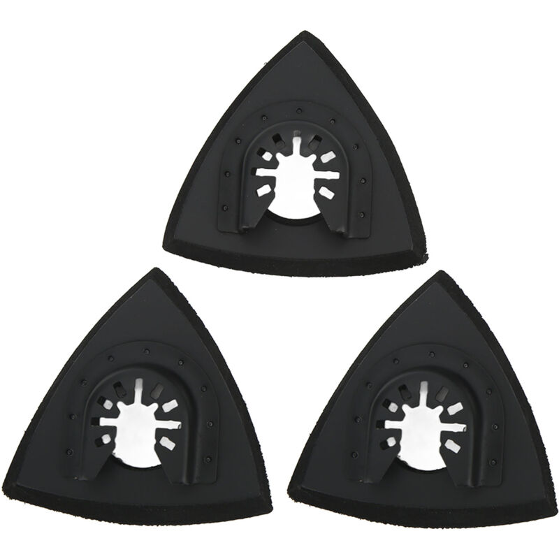 foto del prodotto eosnow kit set di sgancio rapido triangolare per levigatura multiutensile oscillante da 3 pezzi per la sostituzione