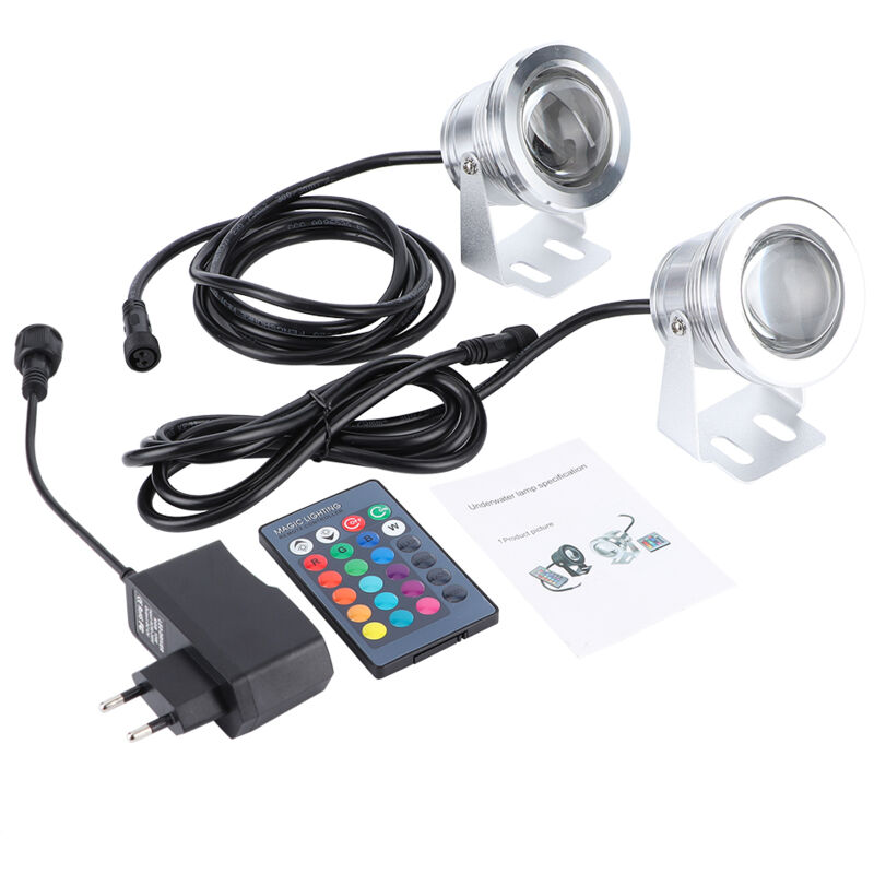 immagine 0 del prodotto eosnow lampada a fontana subacquea rgb per decorazioni luminose spina ue 90 265 v
