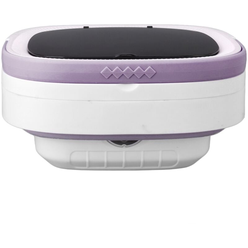 foto del prodotto eosnow lavatrice pieghevole mini portatile da 7,5 litri con centrifuga morbida e tubo di drenaggio spina europea viola 100 240 v