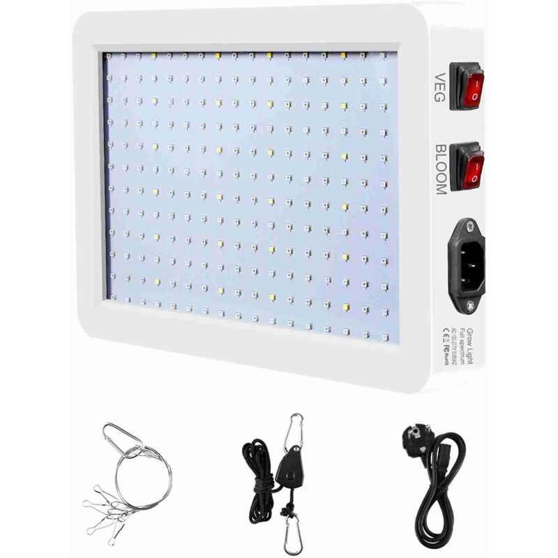 foto del prodotto eosnow led 1000w led coltivazione per piante da interno 216 led spectrum full spectrum veg e bloom dual switch ip65 pianta implicazione imprica
