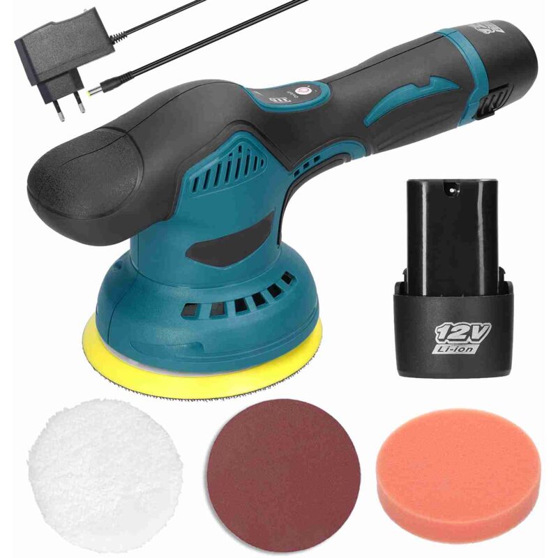 foto del prodotto eosnow lucidatrice eccentrica per auto a batteria 8 marce di velocit lucidatrice automatica elettrica regolabile ceretta per metalli