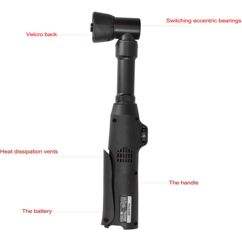 foto del prodotto eosnow macchina per lucidatura per auto portatile mini kit ricaricabile e ceretta per lucidatrice per lucidatrice automatica elettrica